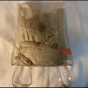 American apparel clear bag